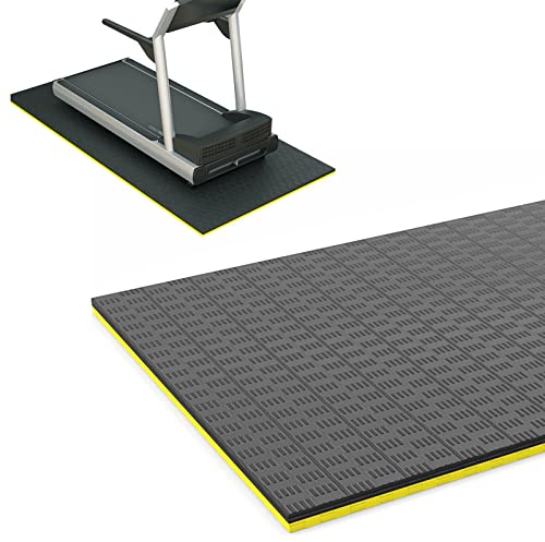 V3VOGUE Bodenschutzmatte, Laufband Matte Fitness Unterlegmatte, Heimtrainermatte, Schallschutzmatte/Antivibrationsmatte, Anto-Rutsch Fitnessmatte Für Heimtrainer Crosstrainer Laufband
