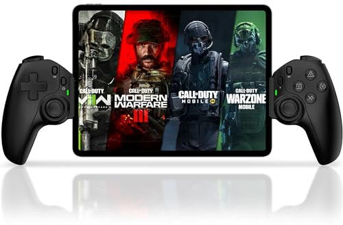 Joso Phone Controller for iPhone/iPad/Android/PC, D9 Game Controller for Switch/PS with Programmable Back Buttons/Hall Joysticks/Hall Trigger, iOS Android Controller Support Cloud Gaming/Remote Play