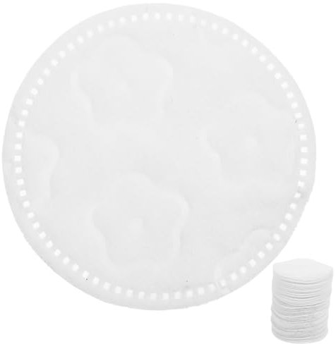 LALADEFIEE 2stücke Runde Baumwoll-make-up-pads Für Gesichtsreinigung Dicke Weiche Abschminkpads Zur Sanften Entfernung Von Make-up Schmutz Und Öl Pro Packung