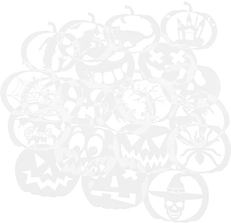 SEWACC 100 Stk Halloween-vorlage Schablonen Zum Malen Halloween-malvorlage Wiederverwendbare Schablonen Kürbis-zeichnungsvorlagen Halloween-thema Malschablone Für Das Haustier