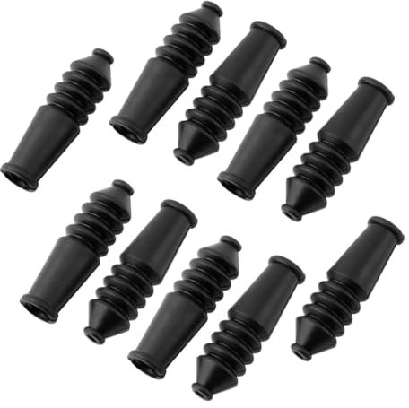 GALPADA 10pcs Mountain Bike Brake Cable Protection Sleeve Rubber Elbow Cover Cycling Gear Accessories for Folding Line Dustproof
