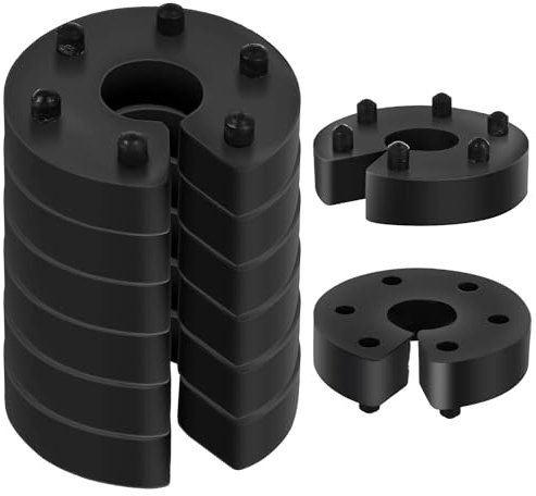 Juego de 8 limitadores de recorrido de muelle: 13 mm universal con 6 posiciones VA o HA, limitador de recorrido de muelle para coche, hebilla de repuesto para la mayoría de los vehículos