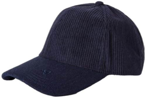 United Colors of Benetton Cappello C/Visiera 6A1DUA01K Set di Accessori Invernali, Blu, Taglia Unica Uomo