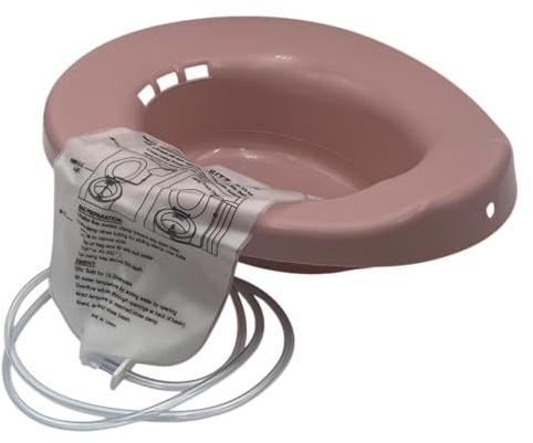 Elongated Sitz Bath for Perineal Care, Postpartum, Hemorrhoidal and Post-Episiotomy Relief, Great for Elderly Fits Most Elongated Toilets