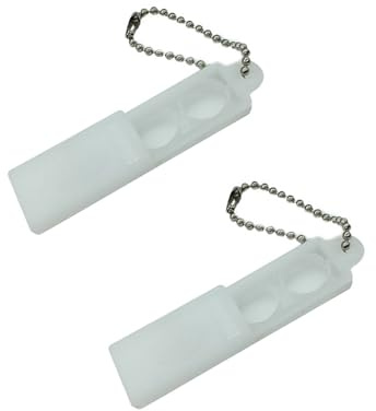 Porte-piles rechargeables pour appareils auditifs - Boîtier compact avec 2 chambres - Construction en polypropylène - Design résistant - Deux piles - Étui portable pour audition