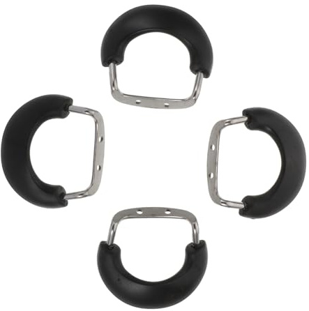 UTHCLO Asas Laterales Para Ollas De Acero Inoxidable 4 Unidades Mango Antideslizante Resistente Al Calor Para Cocina Segura y Repuesto De Accesorios De Baquelita Para Ollas De Sopa