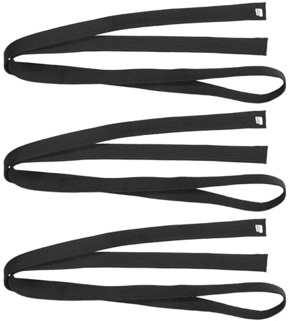 ibasenice 3 Cinturones De Artes Marciales De Algodón para Taekwondo para Hombres Y También Sirve como Cinturón Unisex para Karate Y Kung-Fu Color Negro