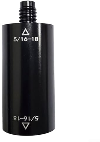 Oniissy Billard-Verlängerungswelle für Pool- und Snooker-Queues, Mittelverlängerungsadapter aus Aluminiumlegierung mit 5/16-18 und 3/8-8 Gewindeoptionen, 28,3 g und 57 g (5/16-18, 28,3 g)