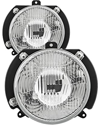 Halogen Scheinwerfersatz Scheinwerfer Satz Hauptscheinwerfer Set links rechts H4 passend für 86C 80
