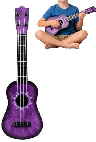 Anfänger-Ukulele – 12,5 x 4 x 42 cm (325 g), Kinder-Ukulele | 4-saitige Mini-Gitarre, leichte tragbare Gitarre für Kinder, Musiklernen im Kindergarten und Partyspiel in der frühen Entwicklung