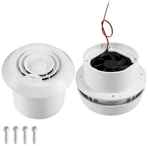 Ventilador Extractor para Techo de Autocaravana | Pieza de Ajuste Preciso Tipo Champiñón | Extractor de Montaje en Techo para Autocaravana,Para Viajeros Profesionales Viajes por Carretera Climas Húmed