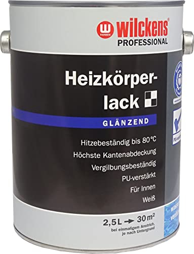 Wilckens Professional Heizkörperlack glänzend, 2,5 l, Weiß