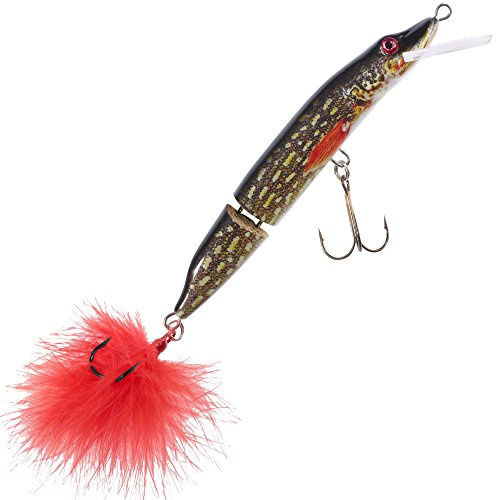 Balzer MK Schlanker Hecht Wobbler - Hechtwobbler zum Spinnangeln auf Hecht, Zander & Barsche, Hechtköder, Spinnköder für Hechte, Farbe/Teilung:Hecht dunkel / 2 teilig, Länge/Gewicht:14cm / 13g