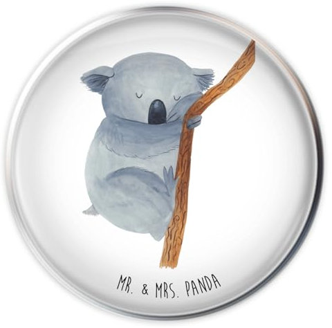 Mr. & Mrs. Panda Abflussstöpsel Koalabär - Geschenk, Stöpsel Waschbecken, Bär, Schlafzimmer, Traumland, Ablaufgarnitur, Lustige Sprüche, Traum, Abfluss, Koala, Stopfen, schlafen