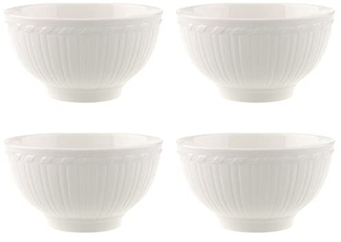 Villeroy & Boch CELLINI Müslischale BOL 750ml 4er Set weiß Porzellan