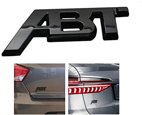 3D ABT Grill Emblem, Aufkleber Abzeichen, Auto Emblem Abzeichen, Styling für Massage