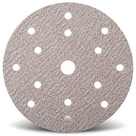 Wfix PRO F225 superlanglebige Schleifscheiben 150mm Klett 15-Loch-Perforation für den profesionellen Einsatz, Körnung P120 mittel - 100er Schleifpapier Set für Karosserie, Nautik, Zimmerei und Holz
