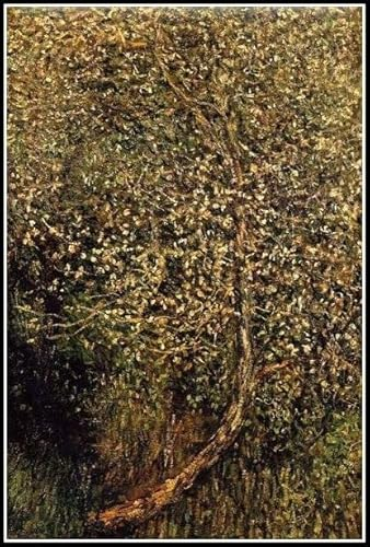 Apfelbäume in Blüte von The Water Painting von Claude Monet 5D-Diamant-Malerei-Set für Erwachsene Kinder, DIY-Kunsthandwerk für Zuhause, Wanddekoration, Geburtstagsgeschenke
