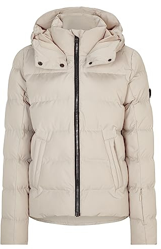 Ziener Dam TUSJA skidjacka/vinterjacka | varm, andas, vattentät, silver beige, 44