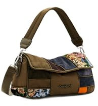 Desigual BAG_CAMO PATCHPHUKE, 4086 KAKI OSCURO, U
