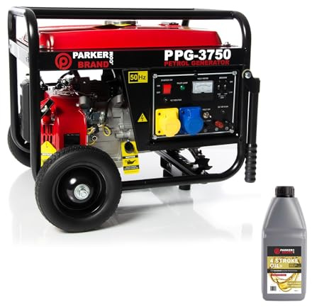 3.75 kVA Portable Petrol Generator with Oil