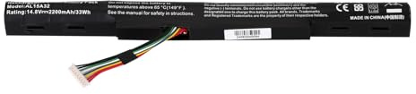 WLTree AL15A32 Laptop Akku für Acer Aspire E5-473G E5-573 E5-573G E5-573TG E5-574 E5-574G E5-722 E5-722G V3-574 V3-574G V3-575 V3-575G TravelMate P277 P277-M P277-MG P278 P278-M P278-MG Battery