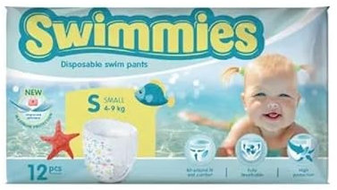 Swimmies Pannolini costume per mare e piscina tg. S 4/9 KG da 12 PZ