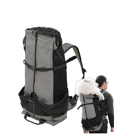 Carrier för husdjur, stor hundryggsäck, anti-flykt hund carrier, multifunktionell ryggsäck, hundväska, utomhusryggsäck, ryggsäck för vandring, stor kapacitet