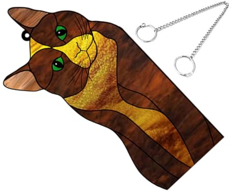 Zerodeko Animal Decor Acrylic Ornament for Home Double-sided Elephant Suncatcher