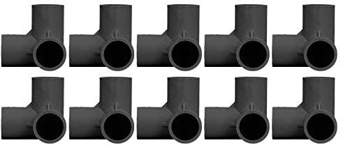 3 Way PVC Pipe Fittings Tee Elbow Connector 25mm for Pipes Furniture Greenhouse Tent Structures Plastic Pipe Joints