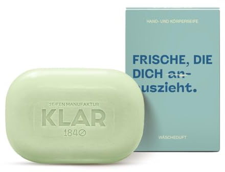 Duschseife Wäscheduft 135 g frisch blumig 8,5 x 5,8 x 3,2 cm
