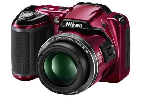 Nikon COOLPIX L810 Compact Digital Camera - Red (16.1MP, 26x Optical Zoom) 3 inch LCD (Renewed)