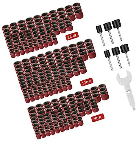 SHINEOFI 307piezas Papel De Lija Para Esmeril Eléctrico Disco De Esmeril Para Múltiples Materiales