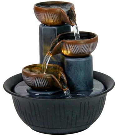 HAGJII Moderno Fontana Zen Da Interno Per Casa Scrivania Dell'Ufficio, Yoga Meditazione Fontana Da Tavolo, Piccolo Soggiorno Tavolino Da Caffè Fontana Da Scrivania