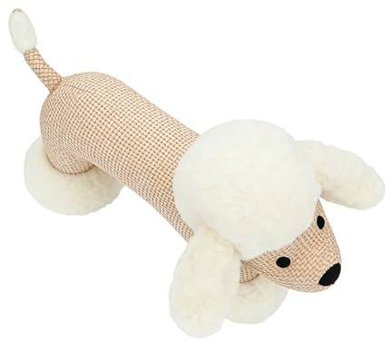 Hundtugga plyschleksak – tuff bitleksak för rashundar | Flerstrukturmaterial med dolda pipare och repknutar, tuggträningsvalpar, tristess lindring kul för lektids berikning