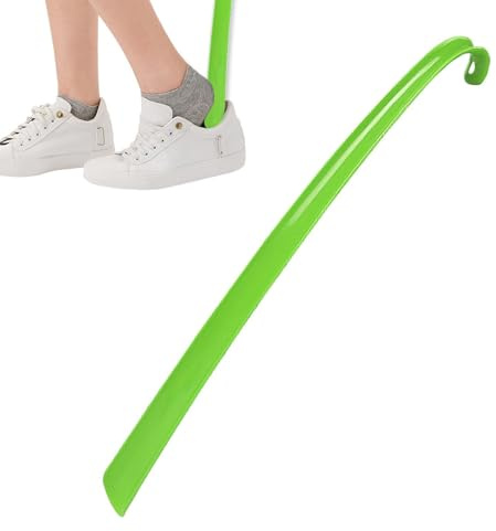 Långt skohorn – 40 cm extra långt płastiskt skohorn | komfortgrepp flexibla skor hörn | äldre hjälpmedel för klädning för män kvinnor. Lätt ABS, 34 g.