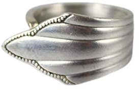 Besteck Schmuck Ring, ca. 57 (18,3) Ring aus Besteck
