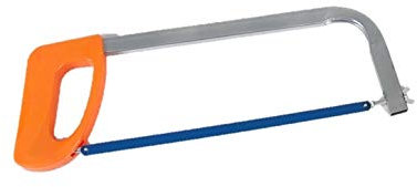 Scie à archet (dimensions de l'article : 43 x 14 cm).