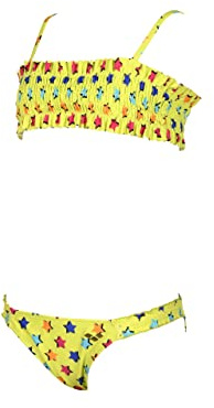 Arena flickors bikini bandeau allover två delar (paket med 1)