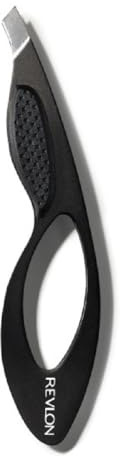 Revlon Revlon Comfort and Control Tweezer, herramienta para cejas fácil de usar con mango ancho, 1 unidad
