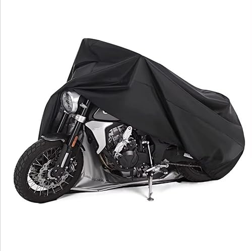 Buystarget Heavy Duty Bike Cover, Waterproof Bicycle Cover Indoor Outdoor Storage - 210T Oxford Nylon with Pu Coating, Safty Straps, Lock-holes, Fits for Most Bikes up to 29 Black