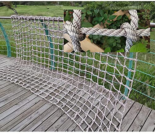 Outdoor-Kletternetz, Kinder-Erwachsenen-Spielplatz, Seil-Kletternetz, Schaukel, Hängemattennetze, Baumhaus-LKW-Anhängernetze, Frachtnetz(Size:100x300cm)