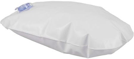 Healeved Badewannenkissen Mit Wasserfüllung Und Saugnäpfen Ergonomisches Sitzkissen Für Entspannung in Badewanne Und Spa 12.4X8.1 Zoll