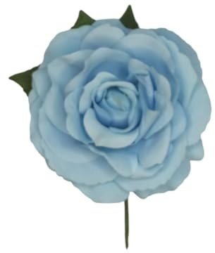 Fleur de flamme classique (bleu ciel)
