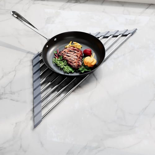 SUNLY Roll-up Dish Drying Rack, 1 Pack, Black