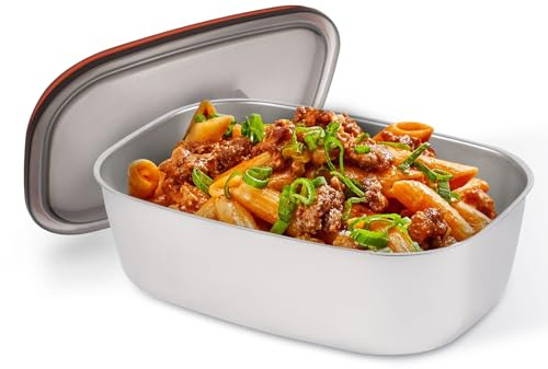 NestDin Lonchera eléctrica de 1,5 L con tapa | Recipiente de repuesto extraíble de 1,5 L, bandeja de acero inoxidable 304, apto para lavavajillas