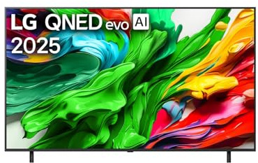 LG TV QNED Evo AI 2025 | 65QNED85A | 65'' (164 cm) | MiniLED 144Hz | Processeur α8 AI 4K Gen2 |Dolby Vision | Alexa