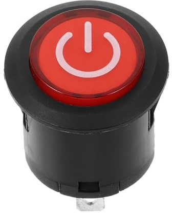 SKISUNO Starttaste Für Elektrische Kinderspielzeuge Wippschalter Ersatz 3-Poliger Druckknopf Für Aufsitzfahrzeuge Kinder Elektroauto Sicherheitsschalter