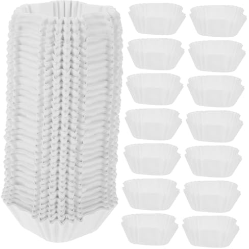 FUNNETOYU 1000pezzi Pirottini Di Carta Per Cupcake e Muffin Design Semplice e Resistente Per Dolci e Occasioni Speciali