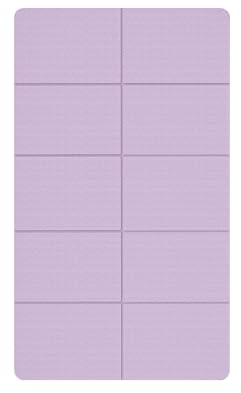 Tapis de Yoga Pliable,Tapis de Gymnastique Indechirable Epais,Tapis de Pilates AntidéRapant Femme,Tapis de Sports Confort Haute Densité,pour AéRobic,PilâTes,Avec Sac de Rangement(Purple)